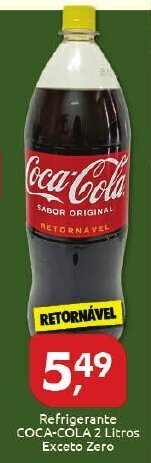 Supermercados Nori Refrigerante Coca Cola 2L oferta