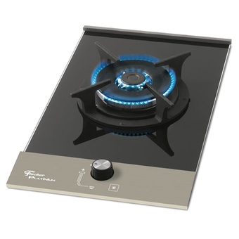 Benoit Fogão Cooktop 1 Queimador Platinium Gás Mesa de Vidro Tripla Chama 27348/60651 Fischer Biv oferta