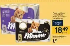 Papel Higiénico Mimmo Folha Dupla
