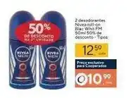 2 Desodorantes Nivea Roll On