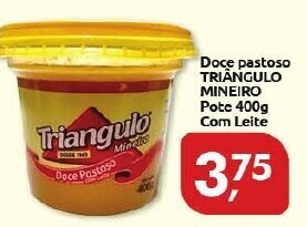 Supermercados Nori Doce pastoso Triangulo mineiro pote 400g com leite oferta