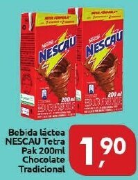 Supermercados Nori Bebida Lactea Nescau TP 200ml chocolate tradicional oferta