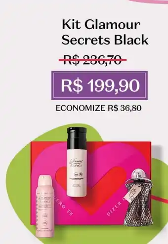 Kit glamour secrets black