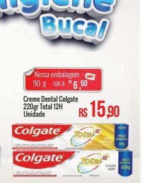 Mart Minas Creme dental colgate 220g oferta