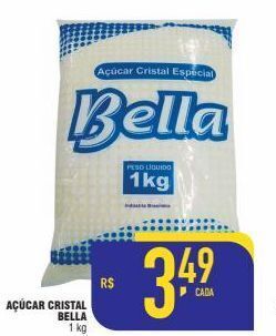 Mercantil Rodrigues Açúcar cristal bella 1kg oferta