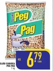 Feijão carioca peg pag 1 kg