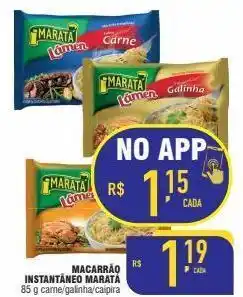Mercantil Rodrigues Macarrão instantâneo maratá 85 g oferta