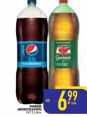 Mercantil Rodrigues Guaraná antarctica/pepsi 2,5 l oferta