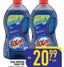 Mercantil Rodrigues Lava-roupas tixan ypê 3 l oferta