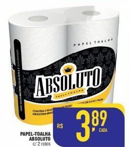 Mercantil Rodrigues Papel toalha absoluto c/2 rolos oferta