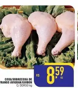 Mercantil Rodrigues Coxa/sobrecoxa de frango avigran/guibon kg oferta
