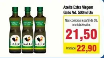 Azeite Extra Virgem Gallo Vd/ lata 500ml