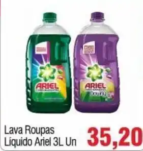 Lava roupas Liquido Ariel 3L