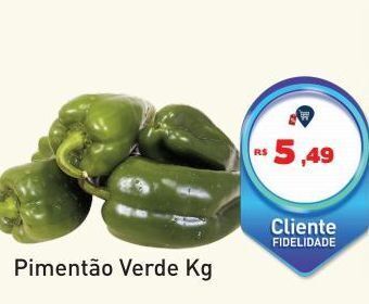 Tonin Superatacado Pimentão verde kg oferta