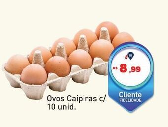 Tonin Superatacado Ovos caipiras c/ 10 unid. oferta