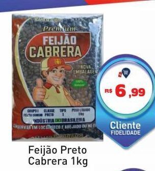 Tonin Superatacado Feijão preto cabrera 1kg oferta