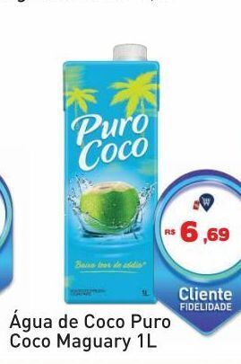 Água de coco puro coco maguary 1l