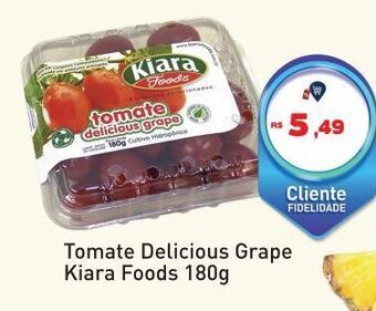Tonin Superatacado Tomate delicious grape kiara foods 180g oferta