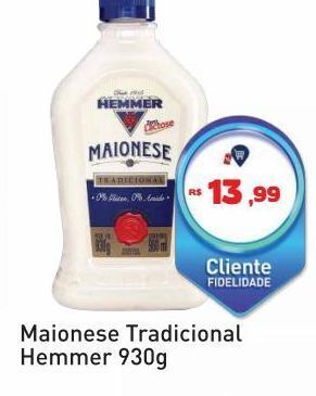 Tonin Superatacado Maionese tradicional hemmer 930g oferta