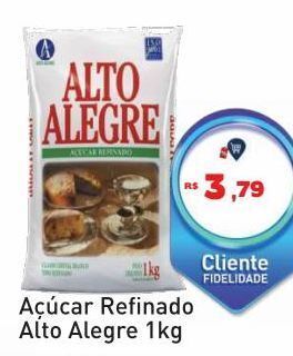 Açúcar refinado alto alegre 1kg
