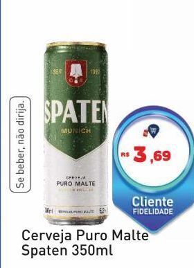 Cerveja puro malte spaten 350ml