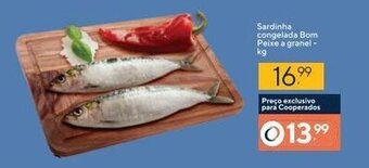 Coop Sardinha Congelada Bom peixe a granel 1kg oferta