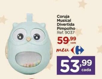 Coruja Musical divertida Pimpolho