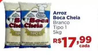 Supermercados Mateus Arroz Boca Cheia tipo 1 5kg oferta