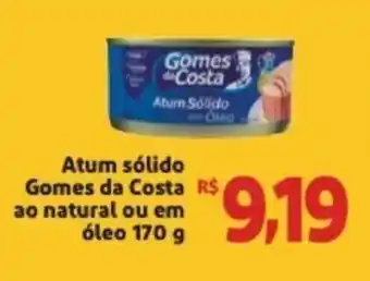 Atum Solido Gomes da Costa ao Natural ou em oleo 170g
