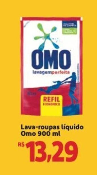 Extra Supermercado Lava Roupas Liquido Omo 900ml oferta