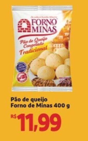 Extra Supermercado Pao de queijo Forno de Minas 400g oferta