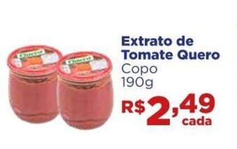 Supermercados Mateus Extrato de Tomate Quero 190g oferta