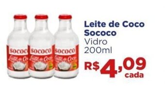 Leite de Coco Sococo 200ml