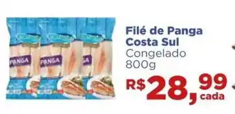 Supermercados Mateus File de Panga Costa Sul 800g oferta