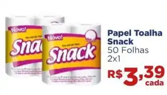 Papel Toalha Snack 50 folhas