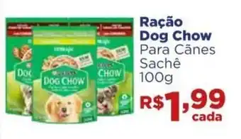 Supermercados Mateus Racao Dog Chow 100g oferta