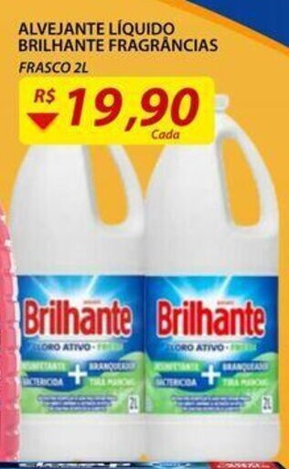 Assaí Atacadista Alvejante Liquido Brilhante frag. 2L oferta