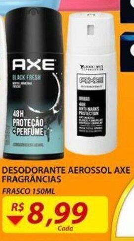 Desodorante aerossol Axe Frag. 150ml