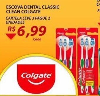 Assaí Atacadista Escova Dental Classic Clean Colgate oferta