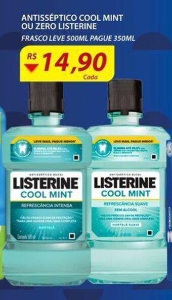 Assaí Atacadista Antisseptico Cool Mint ou Zero Listerine oferta