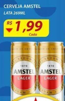 Assaí Atacadista Cerveja Amstel 269ml oferta