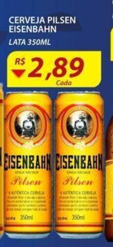 Assaí Atacadista Cerveja Pilsen Eisenbahm 350ml oferta