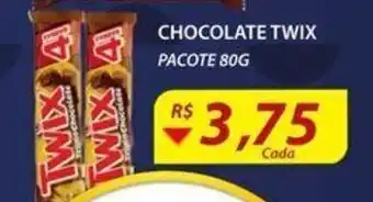 Assaí Atacadista Chocolate Twix 80g oferta
