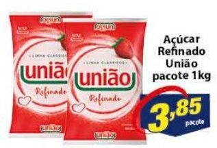 Vencedor Atacadista Acucar refinado Uniao pacote 1kg oferta