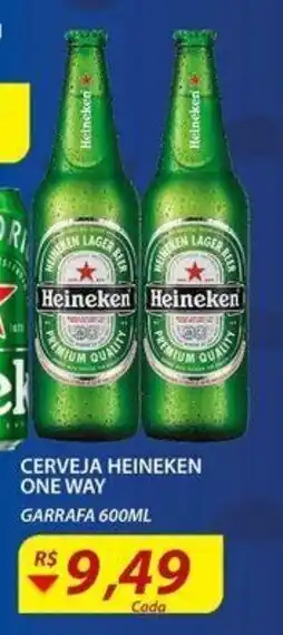 Assaí Atacadista Cerveja Heineken One Way 600ml oferta