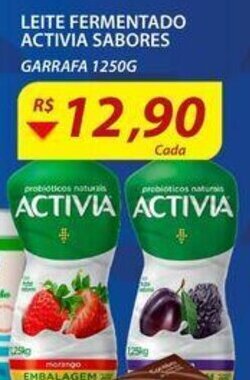 Assaí Atacadista Leite Fermentado Activia Sabores 1250g oferta