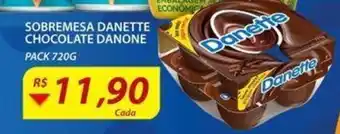 Assaí Atacadista Sobremesa Danette Chocolate Danone 720g oferta