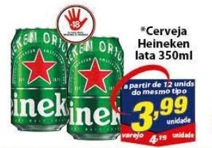 Cerveja Heineken lata 350ml