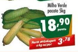 Vencedor Atacadista Milho Verde pacote 5kg oferta