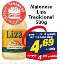 Maionese Liza Tradicional 500g